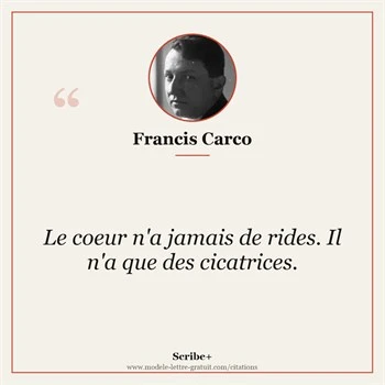 Citation Francis Carco