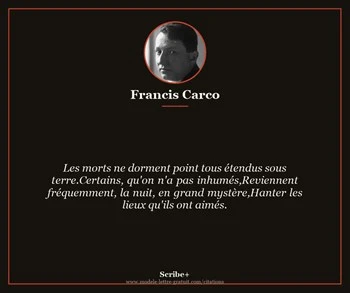 Citation de Francis Carco
