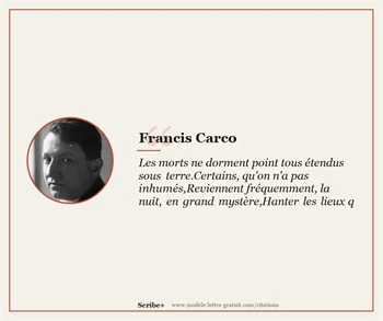 Citations Francis Carco