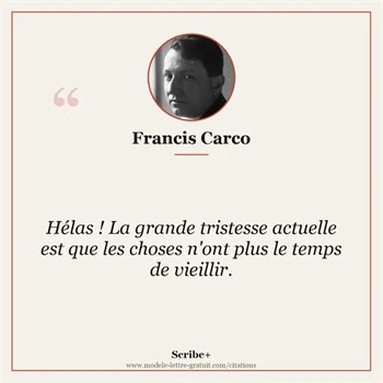 Citation Francis Carco