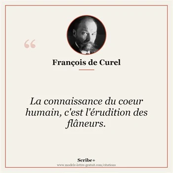 Citation François de Curel