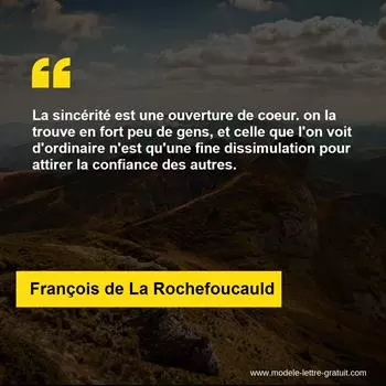 Citation François de La Rochefoucauld