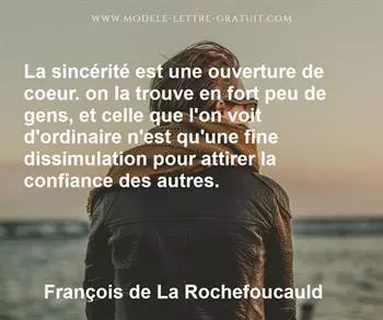 Citation de François de La Rochefoucauld