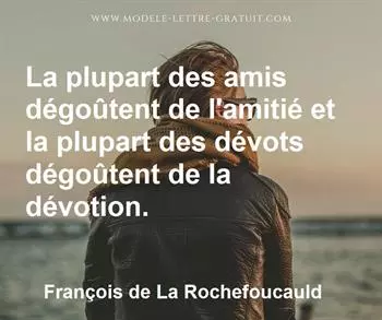 Citation de François de La Rochefoucauld