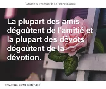 Citations François de La Rochefoucauld