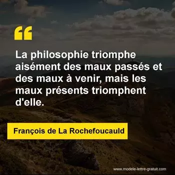 Citation François de La Rochefoucauld