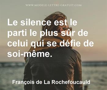 Citation de François de La Rochefoucauld