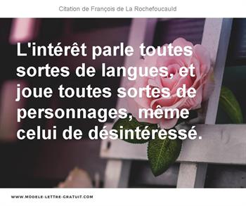 Citations François de La Rochefoucauld