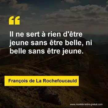 Citation François de La Rochefoucauld