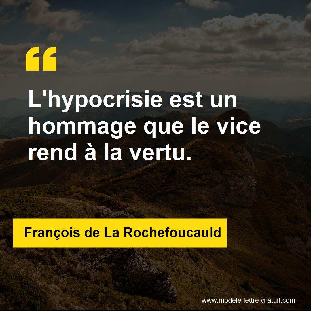 Citation Sur Le Mensonge Et L Hypocrisie