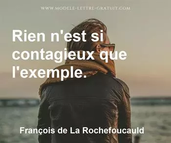 Citation de François de La Rochefoucauld