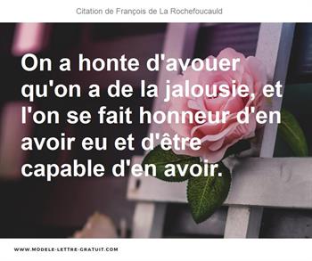 Citations François de La Rochefoucauld