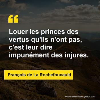 Citation de François de La Rochefoucauld