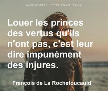 Citation de François de La Rochefoucauld