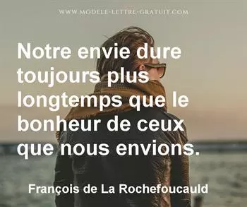 Citation de François de La Rochefoucauld
