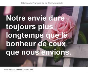 Citations François de La Rochefoucauld