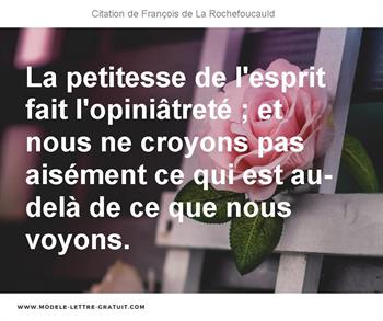Citations François de La Rochefoucauld