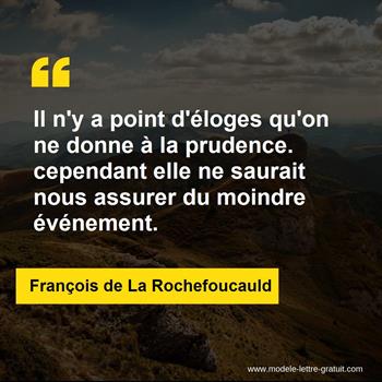 Citation de François de La Rochefoucauld