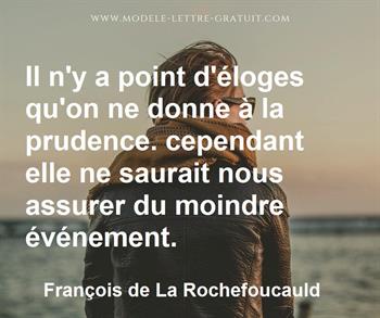 Citation de François de La Rochefoucauld