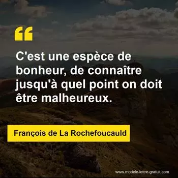 Citation François de La Rochefoucauld