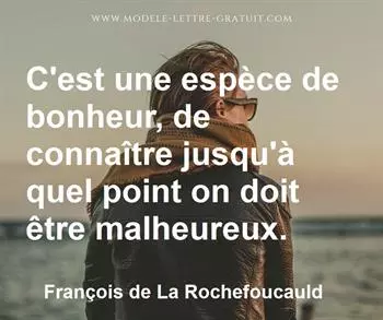 Citation de François de La Rochefoucauld