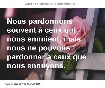 Citations François de La Rochefoucauld