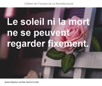 Citations François de La Rochefoucauld