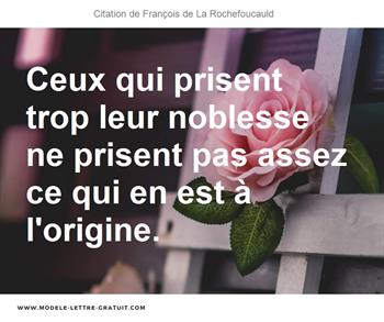 Citations François de La Rochefoucauld
