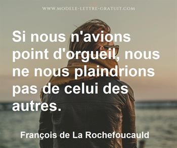 Citation de François de La Rochefoucauld