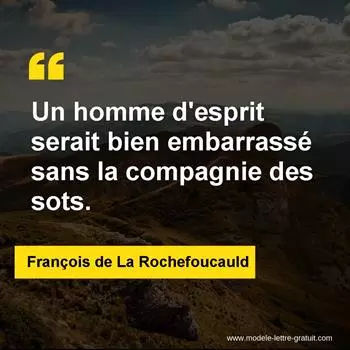 Citation François de La Rochefoucauld