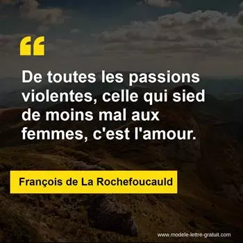 Citation François de La Rochefoucauld