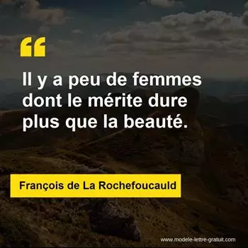Citation François de La Rochefoucauld