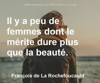 Citation de François de La Rochefoucauld