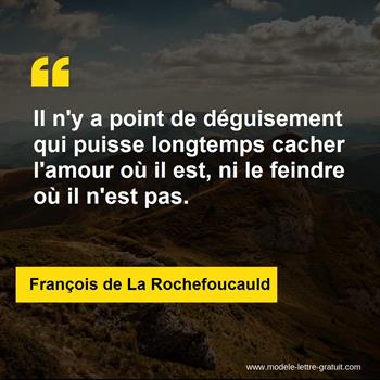 Citation de François de La Rochefoucauld