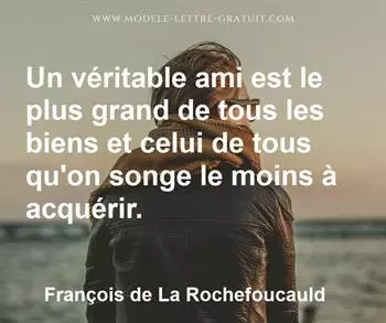 Citation de François de La Rochefoucauld