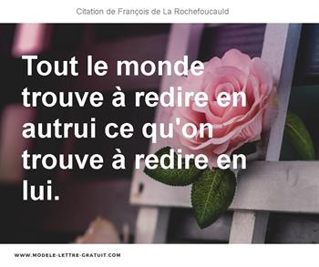 Citations François de La Rochefoucauld