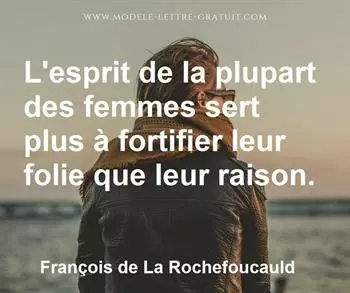 Citation de François de La Rochefoucauld