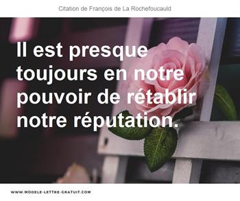 Citations François de La Rochefoucauld