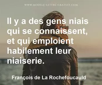 Citation de François de La Rochefoucauld
