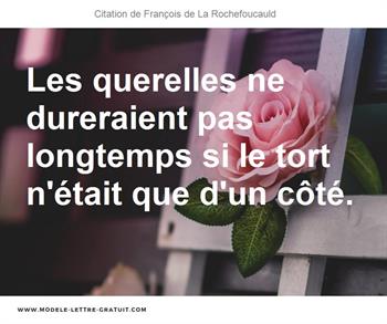 Citations François de La Rochefoucauld