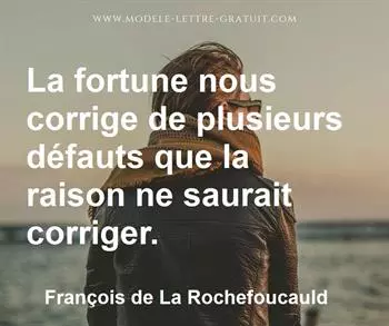 Citation de François de La Rochefoucauld