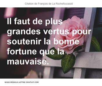 Citations François de La Rochefoucauld