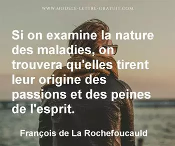 Citation de François de La Rochefoucauld