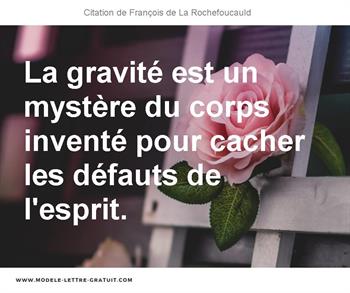 Citations François de La Rochefoucauld