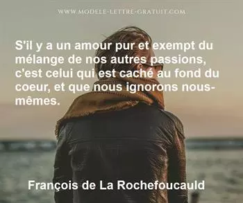 Citation de François de La Rochefoucauld