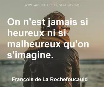 Citation de François de La Rochefoucauld