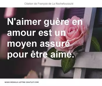 Citations François de La Rochefoucauld