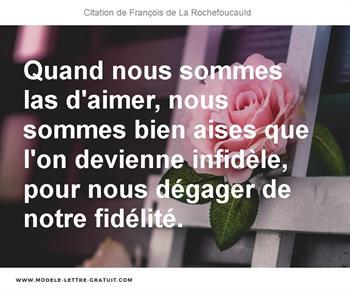 Citations François de La Rochefoucauld