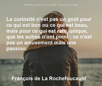 Citation de François de La Rochefoucauld