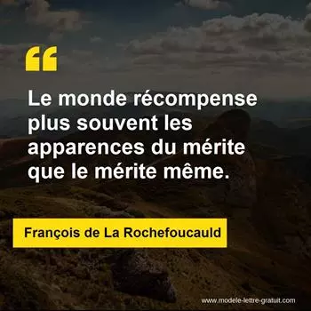 Citation François de La Rochefoucauld